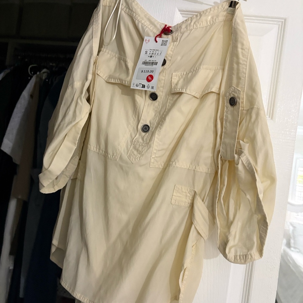 Zara Cream Women's Jacket